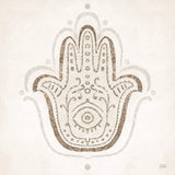 Hamsa Amulet by Melissa Averinos. SKU 64428a. Archival Giclee Fine art print for wall decor.