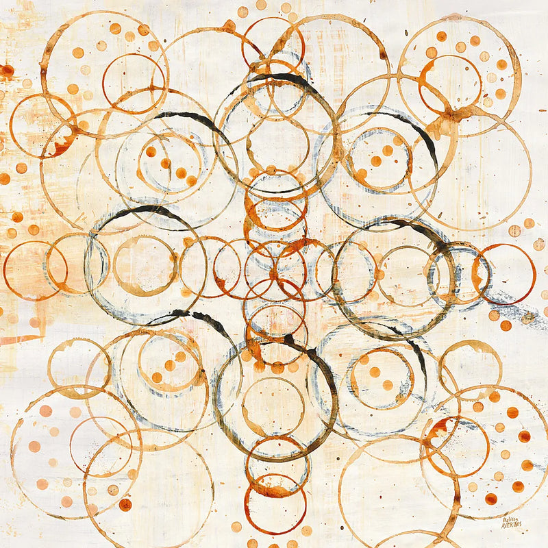 Henna Mandala I Crop by Melissa Averinos. SKU 29697a. Archival Giclee Fine art print for wall decor.