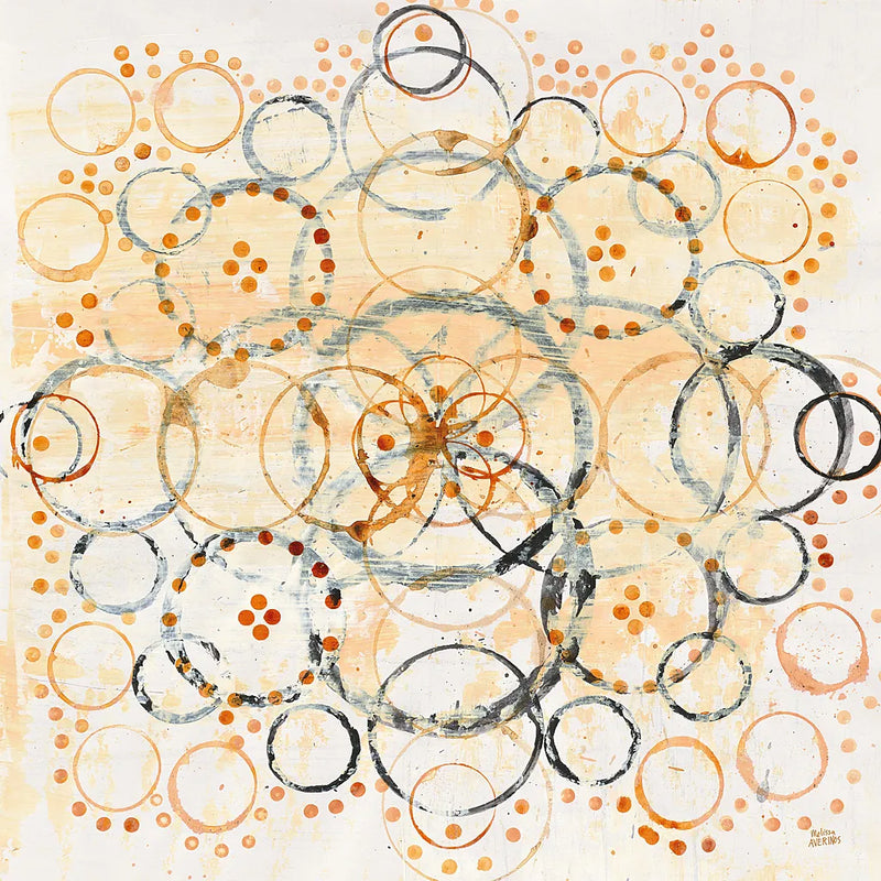 Henna Mandala II Crop by Melissa Averinos. SKU 29698a. Archival Giclee Fine art print for wall decor.