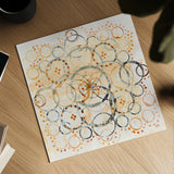 Henna Mandala II Crop by Melissa Averinos. Shown as a detailed flat fine art print, highlighting archival giclee quality. Available as an archival giclee rolled canvas, fine art paper, or poster print. SKU 29698a.