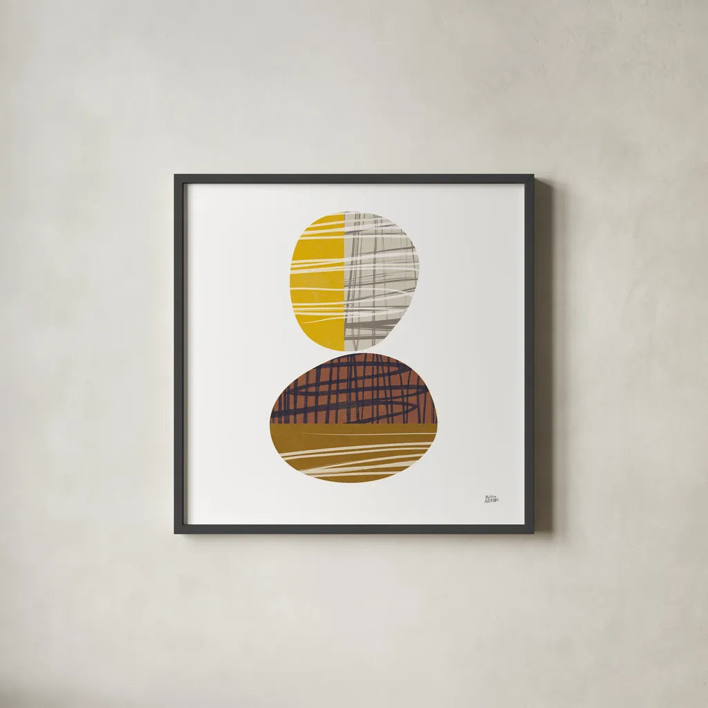 In Good Company I by Melissa Averinos. Shown in a sleek black glass frame for a contemporary gallery look. Available as an archival giclee rolled canvas, fine art paper, or poster print. SKU 57298a.