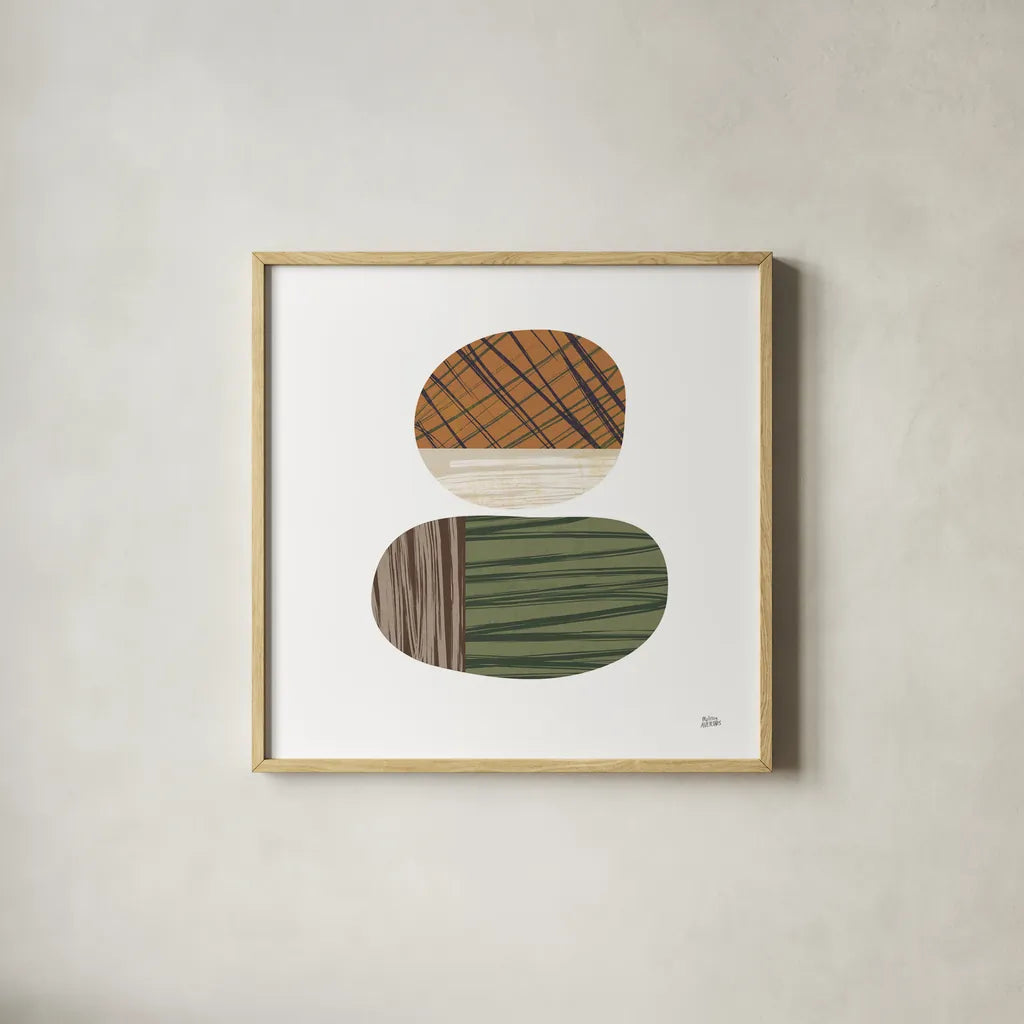 In Good Company II by Melissa Averinos. Shown in a natural wood glass frame for a timeless modern aesthetic. Available as an archival giclee rolled canvas, fine art paper, or poster print. SKU 57299a.