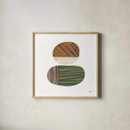 In Good Company II by Melissa Averinos. Shown in a natural wood glass frame for a timeless modern aesthetic. Available as an archival giclee rolled canvas, fine art paper, or poster print. SKU 57299a.
