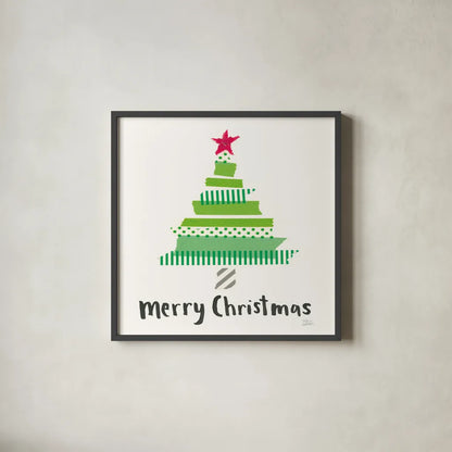 Joyful Season I by Melissa Averinos. Shown in a sleek black glass frame for a contemporary gallery look. Available as an archival giclee rolled canvas, fine art paper, or poster print. SKU 35342a.