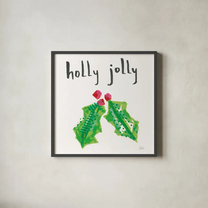 Joyful Season II by Melissa Averinos. Shown in a sleek black glass frame for a contemporary gallery look. Available as an archival giclee rolled canvas, fine art paper, or poster print. SKU 35343a.