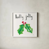 Joyful Season II by Melissa Averinos. Shown in a crisp white glass frame for a clean and minimalist style. Available as an archival giclee rolled canvas, fine art paper, or poster print. SKU 35343a.