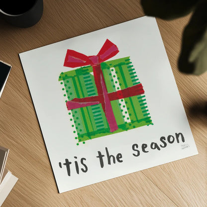 Joyful Season III by Melissa Averinos. Shown as a detailed flat fine art print, highlighting archival giclee quality. Available as an archival giclee rolled canvas, fine art paper, or poster print. SKU 35344a.