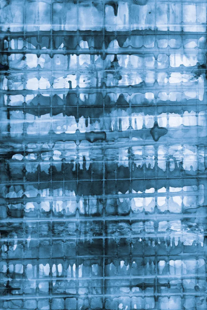 Kanari I Indigo by Melissa Averinos. SKU 43113h. Archival Giclee Fine art print for wall decor.