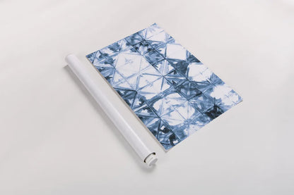 Kanari VI Indigo by Melissa Averinos. shown as a rolled paper print. Available as archival giclee rolled canvas, fine art paper, or poster print. SKU 43118h.