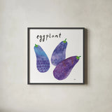 Kitchen Garden I by Melissa Averinos. Shown in a sleek black glass frame for a contemporary gallery look. Available as an archival giclee rolled canvas, fine art paper, or poster print. SKU 33384a.