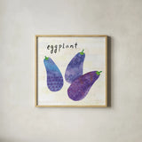 Kitchen Garden I Cream by Melissa Averinos. Shown in a natural wood glass frame for a timeless modern aesthetic. Available as an archival giclee rolled canvas, fine art paper, or poster print. SKU 35522a.