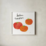 Kitchen Garden II by Melissa Averinos. Shown in a crisp white glass frame for a clean and minimalist style. Available as an archival giclee rolled canvas, fine art paper, or poster print. SKU 33385a.