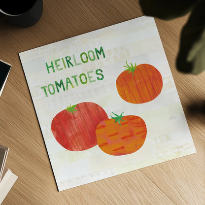 Kitchen Garden II v2 by Melissa Averinos. Shown as a detailed flat fine art print, highlighting archival giclee quality. Available as an archival giclee rolled canvas, fine art paper, or poster print. SKU 56979a.