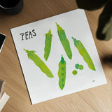 Kitchen Garden III by Melissa Averinos. Shown as a detailed flat fine art print, highlighting archival giclee quality. Available as an archival giclee rolled canvas, fine art paper, or poster print. SKU 33386a.