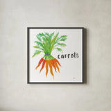 Kitchen Garden IV by Melissa Averinos. Shown in a sleek black glass frame for a contemporary gallery look. Available as an archival giclee rolled canvas, fine art paper, or poster print. SKU 33387a.