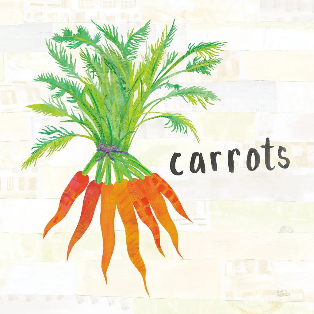 Kitchen Garden IV Cream by Melissa Averinos. SKU 35525a. Archival Giclee Fine art print for wall decor.