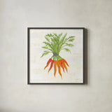 Kitchen Garden IV No Words by Melissa Averinos. Shown in a sleek black glass frame for a contemporary gallery look. Available as an archival giclee rolled canvas, fine art paper, or poster print. SKU 68114a.
