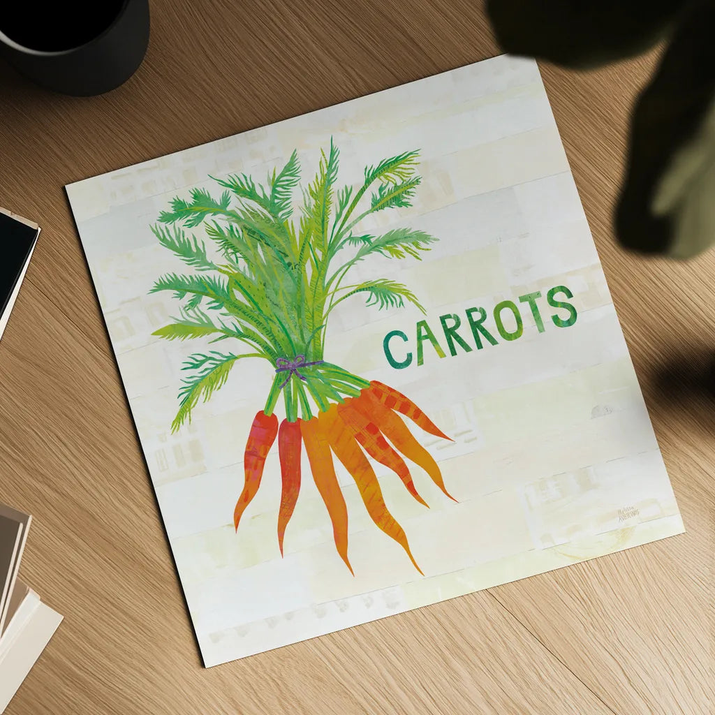 Kitchen Garden IV v2 by Melissa Averinos. Shown as a detailed flat fine art print, highlighting archival giclee quality. Available as an archival giclee rolled canvas, fine art paper, or poster print. SKU 56981a.