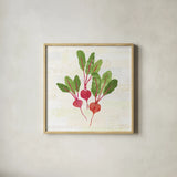 Kitchen Garden V No Words by Melissa Averinos. Shown in a natural wood glass frame for a timeless modern aesthetic. Available as an archival giclee rolled canvas, fine art paper, or poster print. SKU 68115a.