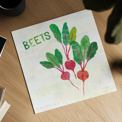 Kitchen Garden V v2 by Melissa Averinos. Shown as a detailed flat fine art print, highlighting archival giclee quality. Available as an archival giclee rolled canvas, fine art paper, or poster print. SKU 56982a.