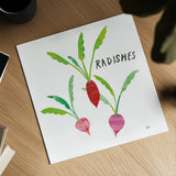Kitchen Garden VI by Melissa Averinos. Shown as a detailed flat fine art print, highlighting archival giclee quality. Available as an archival giclee rolled canvas, fine art paper, or poster print. SKU 33389a.