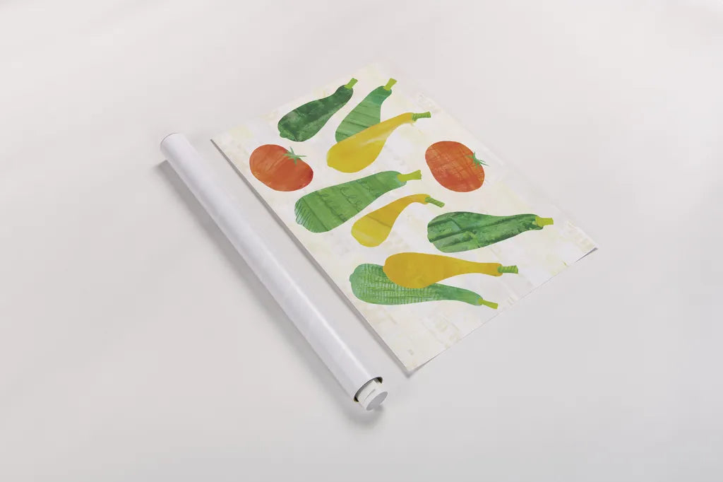 Kitchen Garden VII Cream by Melissa Averinos. shown as a rolled paper print. Available as archival giclee rolled canvas, fine art paper, or poster print. SKU 35528i.