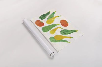 Kitchen Garden VII Cream by Melissa Averinos. shown as a rolled paper print. Available as archival giclee rolled canvas, fine art paper, or poster print. SKU 35528i.