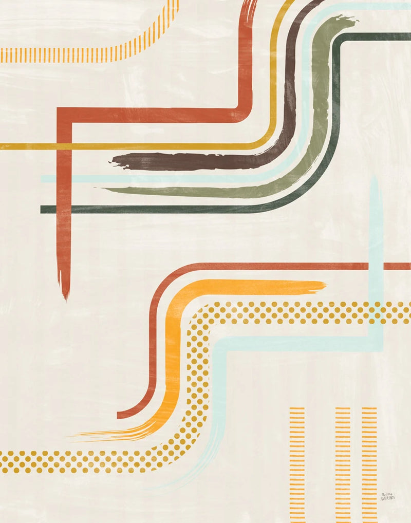Lingering Lines II Crop by Melissa Averinos