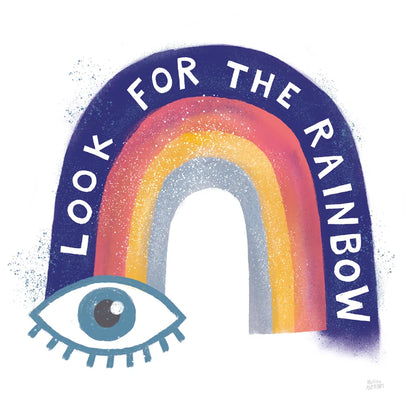 Look For the Rainbow by Melissa Averinos. SKU 59978a. Archival Giclee Fine art print for wall decor.