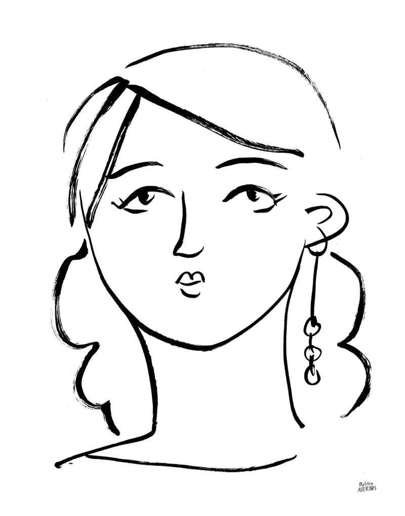 Making Faces I by Melissa Averinos