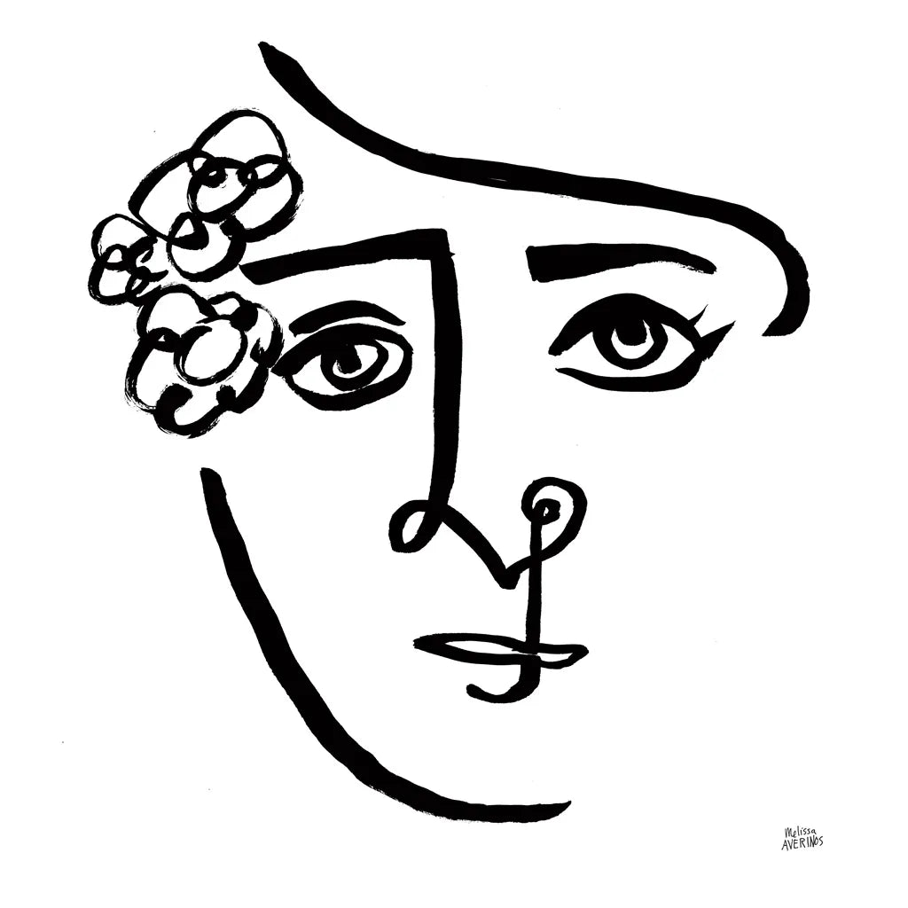 Making Faces III Crop by Melissa Averinos. SKU 54521a. Archival Giclee Fine art print for wall decor.