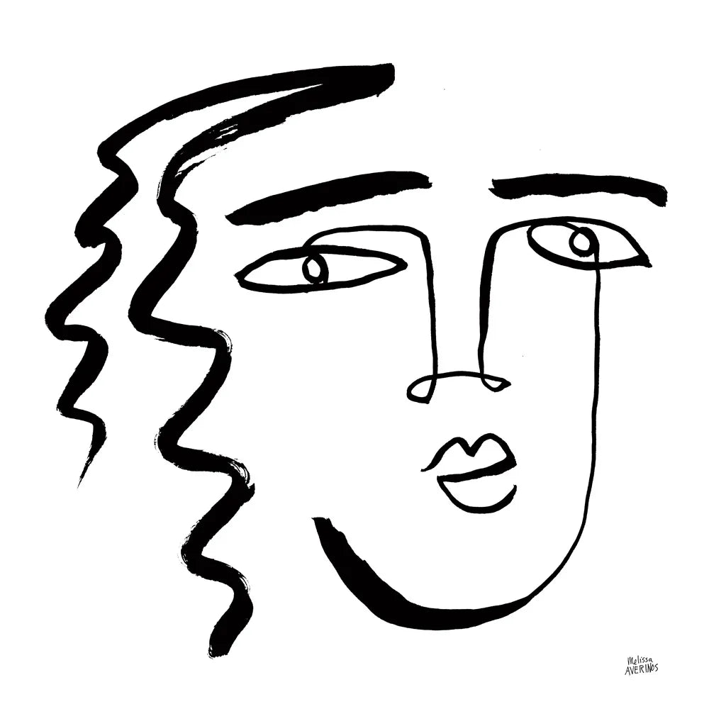 Making Faces V Crop by Melissa Averinos. SKU 54523a. Archival Giclee Fine art print for wall decor.