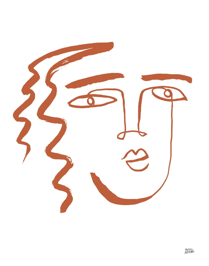 Making Faces V Terracotta by Melissa Averinos