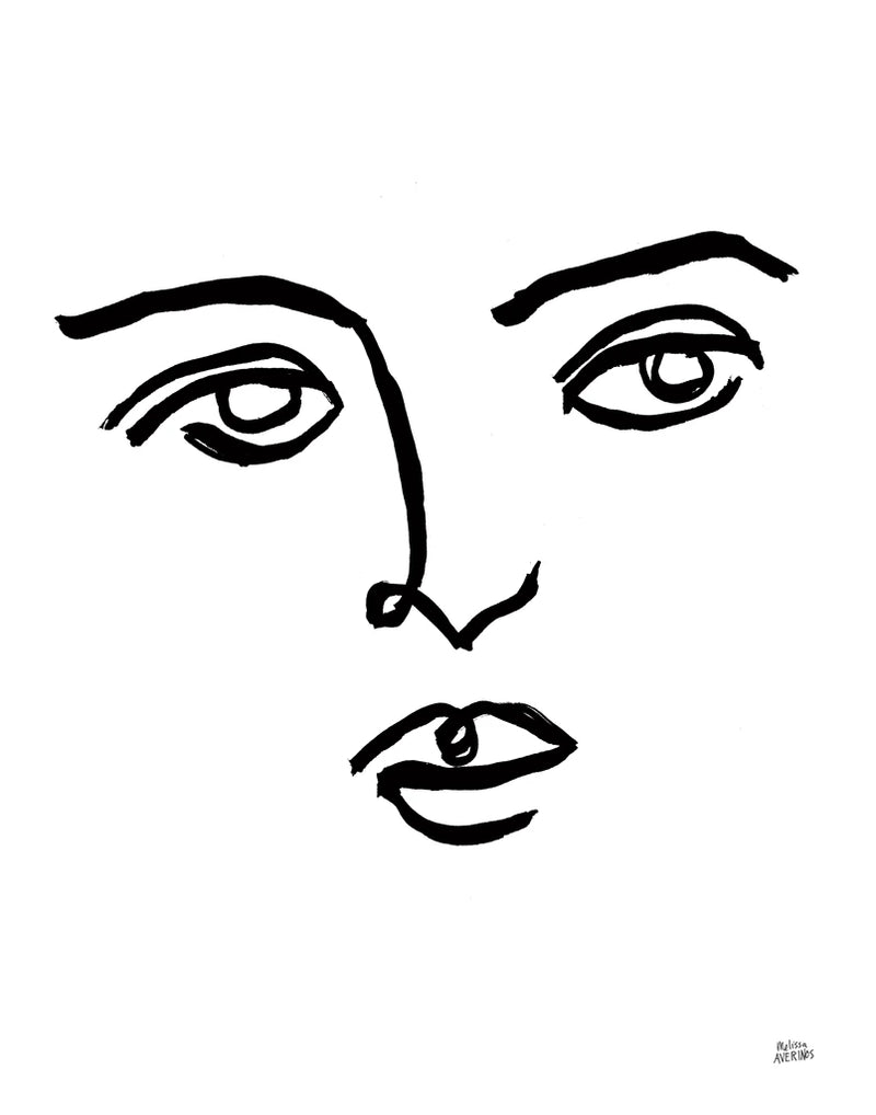 Making Faces VI by Melissa Averinos