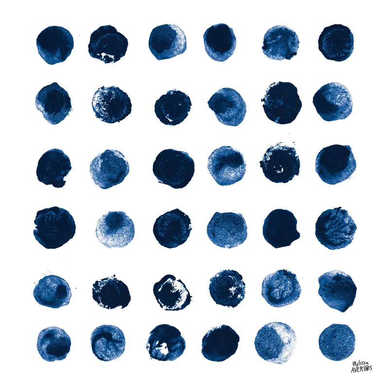 Markmaking Blue Sq II by Melissa Averinos. SKU 67902a. Archival Giclee Fine art print for wall decor.