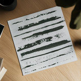 Markmaking Elements 3 by Melissa Averinos. Shown as a detailed flat fine art print, highlighting archival giclee quality. Available as an archival giclee rolled canvas, fine art paper, or poster print. SKU 28963a.