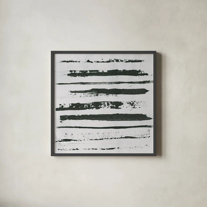 Markmaking Elements 3 by Melissa Averinos. Shown in a sleek black glass frame for a contemporary gallery look. Available as an archival giclee rolled canvas, fine art paper, or poster print. SKU 28963a.