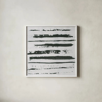 Markmaking Elements 3 by Melissa Averinos. Shown in a crisp white glass frame for a clean and minimalist style. Available as an archival giclee rolled canvas, fine art paper, or poster print. SKU 28963a.