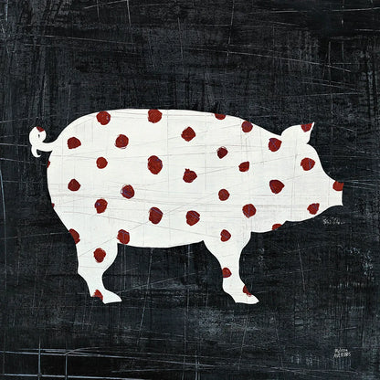 Modern Americana Farm I by Melissa Averinos. SKU 25103a. Archival Giclee Fine art print for wall decor.