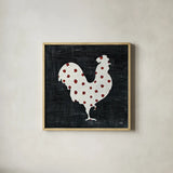 Modern Americana Farm III by Melissa Averinos. Shown in a natural wood glass frame for a timeless modern aesthetic. Available as an archival giclee rolled canvas, fine art paper, or poster print. SKU 25105a.