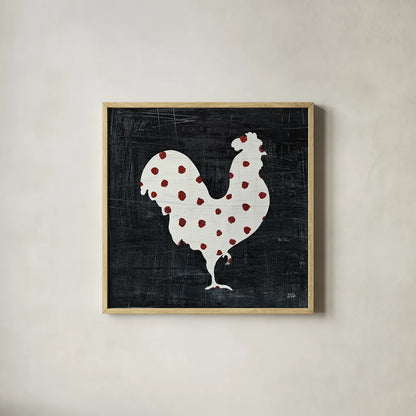 Modern Americana Farm III by Melissa Averinos. Shown in a natural wood glass frame for a timeless modern aesthetic. Available as an archival giclee rolled canvas, fine art paper, or poster print. SKU 25105a.