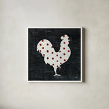 Modern Americana Farm III by Melissa Averinos. Shown in a crisp white glass frame for a clean and minimalist style. Available as an archival giclee rolled canvas, fine art paper, or poster print. SKU 25105a.