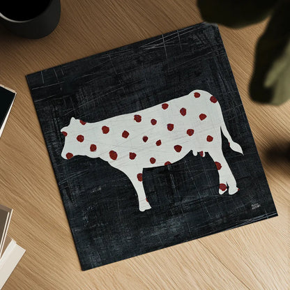 Modern Americana Farm IV by Melissa Averinos. Shown as a detailed flat fine art print, highlighting archival giclee quality. Available as an archival giclee rolled canvas, fine art paper, or poster print. SKU 25106a.