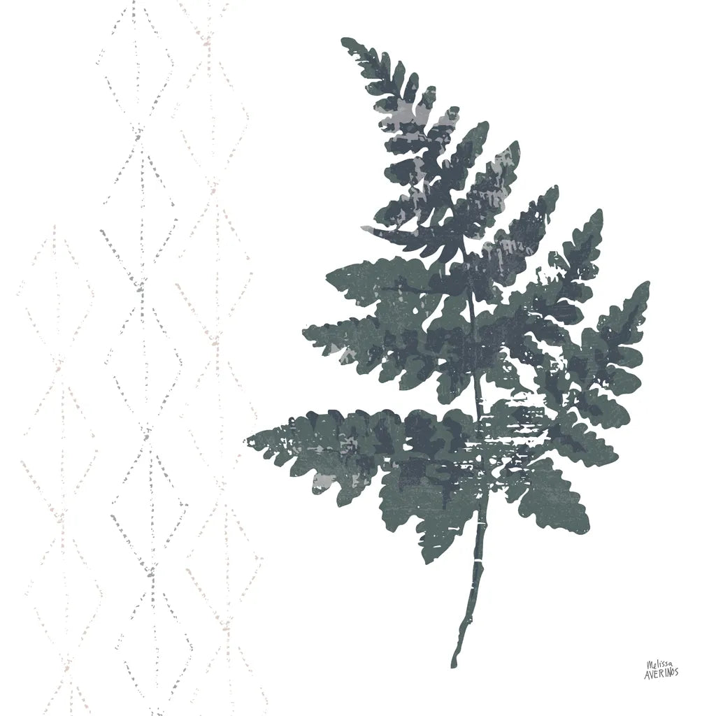 Nordic Fern II by Melissa Averinos. SKU 57295a. Archival Giclee Fine art print for wall decor.