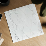 Nordic Geo I by Melissa Averinos. Shown as a detailed flat fine art print, highlighting archival giclee quality. Available as an archival giclee rolled canvas, fine art paper, or poster print. SKU 57296a.