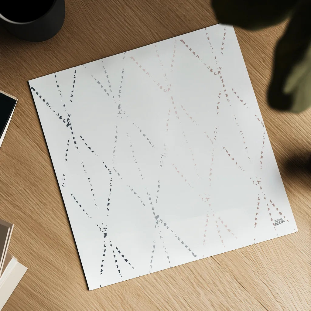 Nordic Geo I by Melissa Averinos. Shown as a detailed flat fine art print, highlighting archival giclee quality. Available as an archival giclee rolled canvas, fine art paper, or poster print. SKU 57296a.