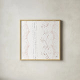 Nordic Geo II by Melissa Averinos. Shown in a natural wood glass frame for a timeless modern aesthetic. Available as an archival giclee rolled canvas, fine art paper, or poster print. SKU 57297a.