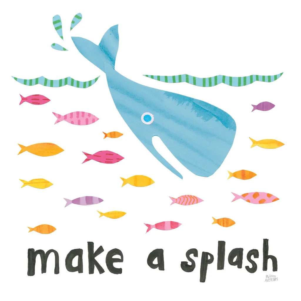 Ocean Splash I by Melissa Averinos. SKU 35974a. Archival Giclee Fine art print for wall decor.