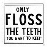 Only Floss by Melissa Averinos. SKU 59181a. Archival Giclee Fine art print for wall decor.