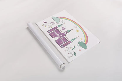 Rainbow Dream IV by Melissa Averinos. shown as a rolled paper print. Available as archival giclee rolled canvas, fine art paper, or poster print. SKU 73626i.